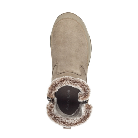 Easy Spirit Excel Cold Weather Booties. Water Resistant, Suede Zip- Up 8W. - Picture 4 of 16